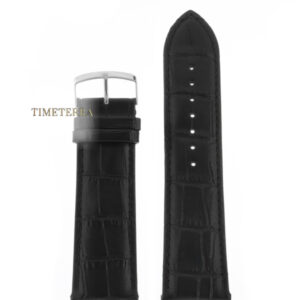 Modeno 26 мм чер croco с серебряной застёжкой A001